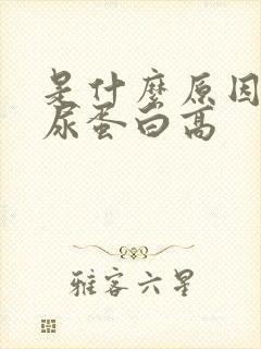 是什么原因导致尿蛋白高