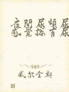 夜间尿频尿不尽感觉总有尿意