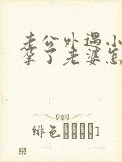 老公外遇小三怀孕了老婆怎么处理