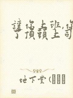 让你上班,你娶了顶头上司完整解说