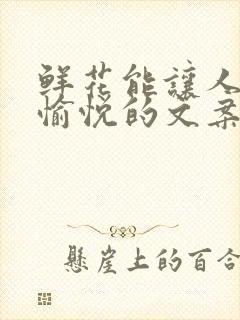 鲜花能让人心情愉悦的文案