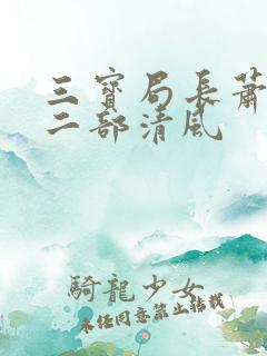 三宝局长萧燕第二部清风