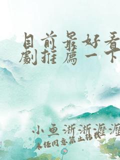 目前最好看的韩剧推荐一下