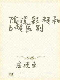 阴道彩超和阴道b超区别