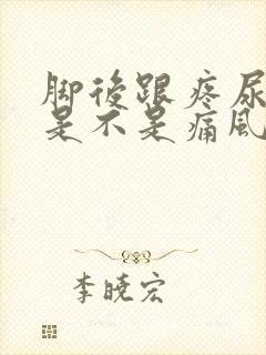 脚后跟疼尿酸高是不是痛风