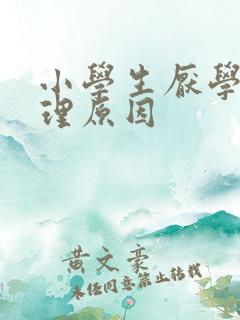 小学生厌学的心理原因