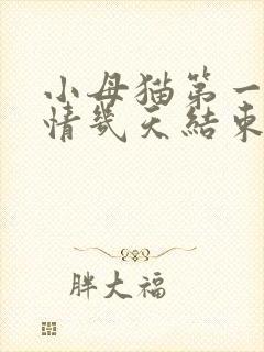 小母猫第一次发情几天结束