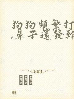 狗狗频繁打喷嚏,鼻子还发干是怎么回事