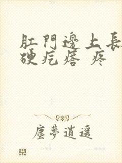 肛门边上长了个硬疙瘩 疼