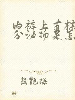 内裤上有棕褐色分泌物是怎么回事