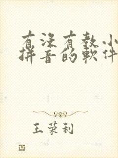 有没有教小孩学拼音的软件