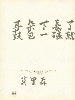 耳朵下长了个小鼓包一碰就疼