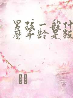 男孩一般什么什么年龄是叛逆期