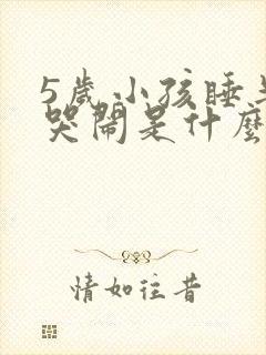 5岁小孩睡半夜哭闹是什么原因