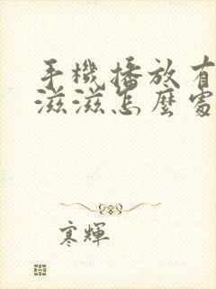 手机播放有杂音滋滋怎么处理