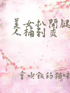 美女扒开腿让男人桶到爽