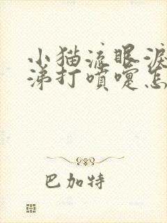 小猫流眼泪流鼻涕打喷嚏怎么治疗