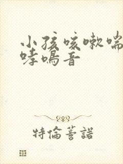 小孩咳嗽喘气有哮鸣音