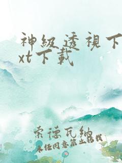 神级透视下载txt下载