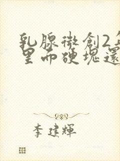 乳腺微创2年了里面硬块还在