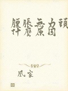 腹胀无力头晕是什么原因