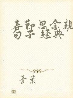 春节思念亲人的句子 经典