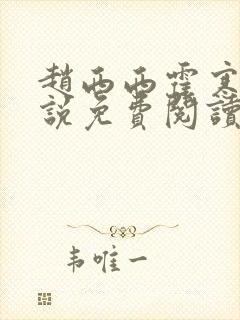 赵西西霍寒徽小说免费阅读