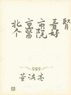 北京市看肾病哪个医院好