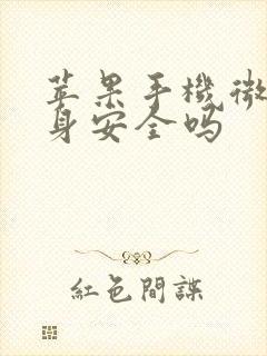 苹果手机微信分身安全吗