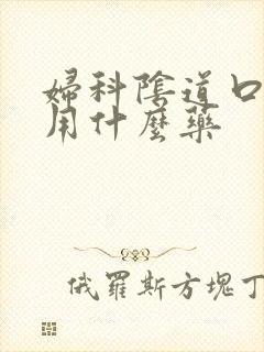 妇科阴道口瘙痒用什么药