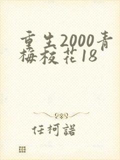 重生2000青梅校花18