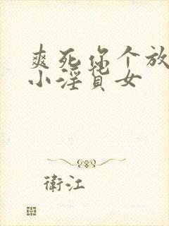 爽死你个放荡的小淫货女