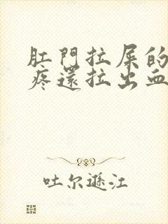 肛门拉屎的时候疼还拉出血来了