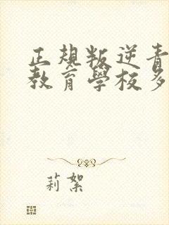 正规叛逆青少年教育学校多少钱