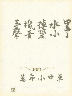 手机掉水里之后声音变小了怎么办