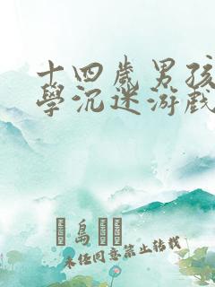 十四岁男孩不上学沉迷游戏咋办