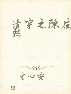 清穿之陈庶妃康熙