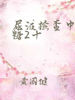 尿液检查中葡萄糖2十