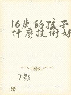 16岁的孩子学什么技术好