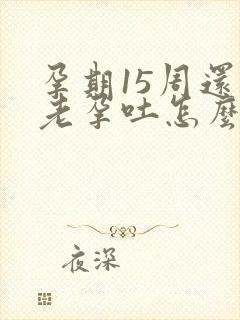 孕期15周还是老孕吐怎么办