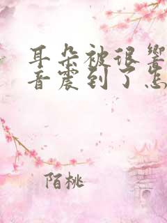 耳朵被很响的声音震到了怎么办