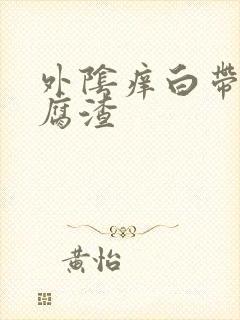 外阴痒白带黄豆腐渣