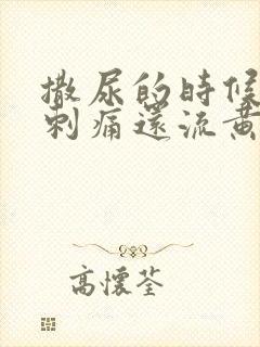 撒尿的时候尿道刺痛还流黄色液体