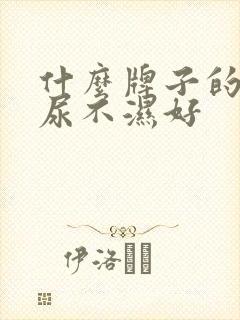 什么牌子的成人尿不湿好