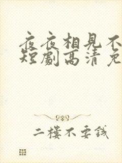 夜夜相见不识君短剧高清免费播放