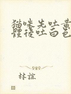 猫咪先吐黄色液体后吐白色液体