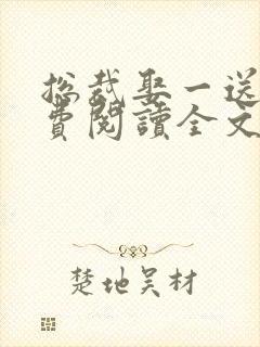 总裁娶一送一免费阅读全文