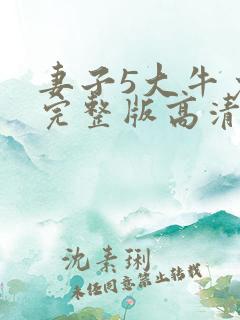 妻子5大牛免费完整版高清韩剧