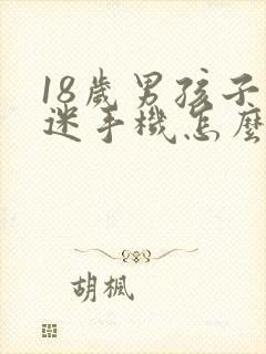 18岁男孩子沉迷手机怎么办