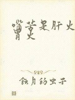 嘴苦是肝火还是胃火